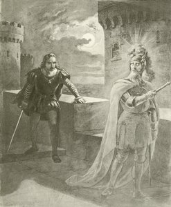 Hamlet. Acto I, Escena V de Felix Octavius Carr Darley