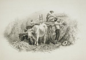 Escena de henificación de Felix Octavius Carr Darley