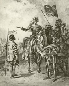 Rey Enrique Quinto V. Acto IV, Escena VII