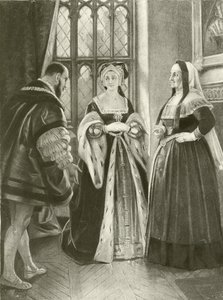 Rey Enrique VIII. Acto II, Escena III de Felix Octavius Carr Darley