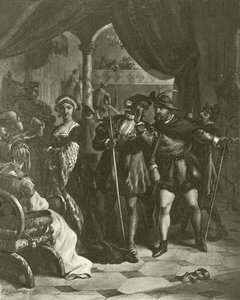Rey Enrique VIII. Acto I, Escena IV de Felix Octavius Carr Darley