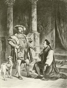 Rey Enrique VIII. Acto V-Escena I de Felix Octavius Carr Darley
