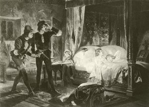 Rey Ricardo III. Acto IV-Escena III de Felix Octavius Carr Darley