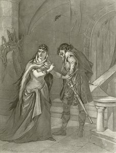 Macbeth. Acto II, Escena II de Felix Octavius Carr Darley