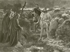 Macbeth. Acto I, Escena III de Felix Octavius Carr Darley