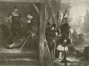 Mucho ruido y pocas nueces. Acto III-Escena III de Felix Octavius Carr Darley