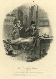 La tienda de antigüedades - La marquesa y el Sr. Swiveller de Felix Octavius Carr Darley
