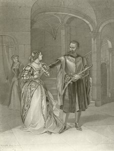Otelo. Acto IV, Escena II de Felix Octavius Carr Darley