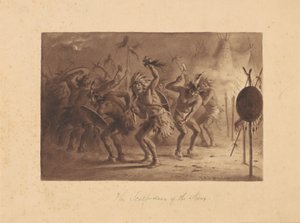 La Danza del Cuero Cabelludo de los Sioux de Felix Octavius Carr Darley