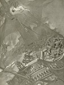 La tempestad. Acto I, Escena I de Felix Octavius Carr Darley