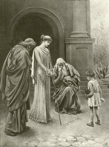 Tito Andrónico. Acto IV-Escena I de Felix Octavius Carr Darley
