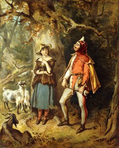 Touchstone y Audrey, 1886 de Felix Octavius Carr Darley