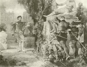 Noche de Reyes. Acto I, Escena V de Felix Octavius Carr Darley