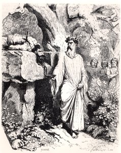 Sacrificio humano por un druida galo, de 