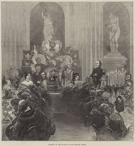 Banquete de los alcaldes en la Mansion House