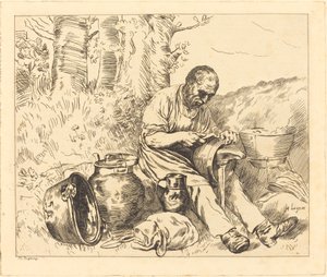 El Calderero de Felix Régamey after Alphonse Legros
