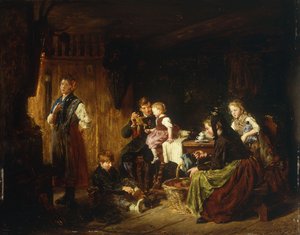 Pasatiempos de la tarde, 1875 de Felix Schlesinger