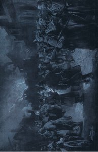 Desde el Frente Occidental. Después de la batalla, ilustración de Hindenburg de Felix Schwormstadt