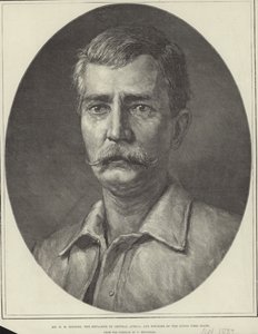 Henry Morton Stanley (grabado) de Felix Stone (after) Moscheles
