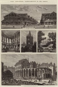 Demoliciones en París, transformación del Templo