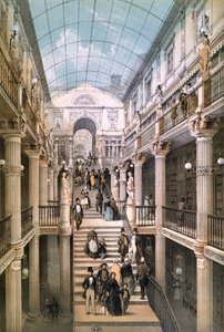 El Pasaje Pommeraye en Nantes, c.1843