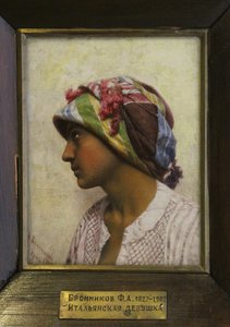 La chica italiana de Feodor Andreyevich Bronnikov