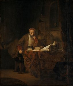 Un erudito en su estudio, c.1640 de Ferdinand Bol
