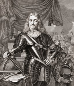 Cornelis Maartenszoon Tromp, después de un grabado de Lambert Visscher de una pintura de Ferdinand Bol de Ferdinand Bol