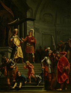 La intrepidez de Fabricio en el campamento de Pirro de Ferdinand Bol
