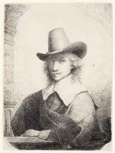 Hombre con sombrero alto, c.1645-50 de Ferdinand Bol