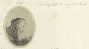 Oude hombre pone bardo Colección de ochenta y cinco grabados originales (título de la serie) de Ferdinand Bol