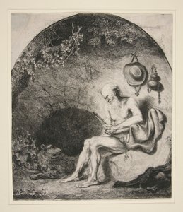 San Jerónimo en la cueva