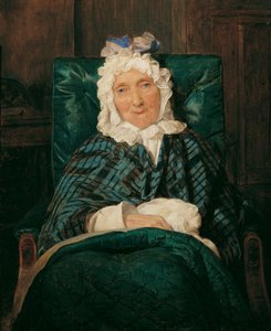 Aloisia Eltz en el sillón de Ferdinand Georg Waldmuller