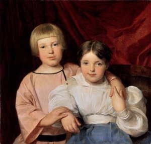 Niños, 1834. Ferdinand Georg 1793-1865 de Ferdinand Georg Waldmuller