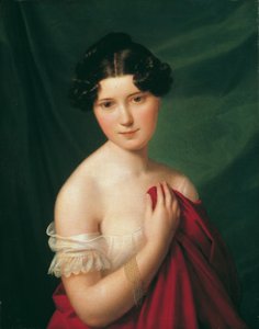 Actriz de la corte Sophie Müller de Ferdinand Georg Waldmuller