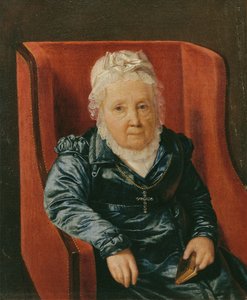 Rosina Wieser en el sillón de Ferdinand Georg Waldmuller