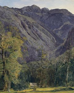 El Schönberg visto desde Hoisenrad, 1833 de Ferdinand Georg Waldmuller