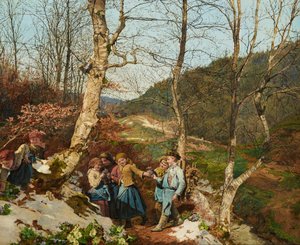 Primavera temprana en los bosques de Viena