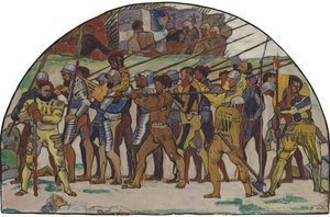 La Retirada de Marignano Variante de Ferdinand Hodler
