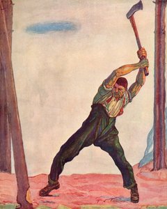 El Leñador, 1910 de Ferdinand Hodler