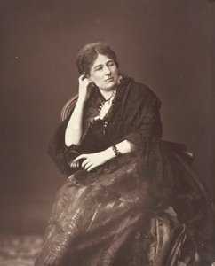 Juliette Lamber, [escritora feminista francesa], c. 1876 de Ferdinand J. Mulnier