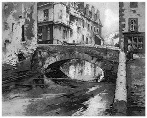 Pont Breton, c1890-1940 de Ferdinand Jean Luigini