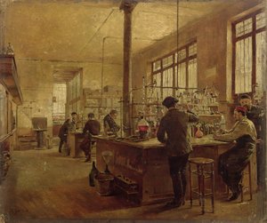 El laboratorio, 1887