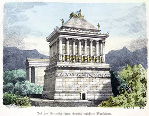El mausoleo de Halicarnaso, de una serie de las 
