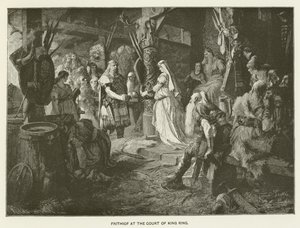 Frithiof en la corte del Rey Ring de Ferdinand Leeke