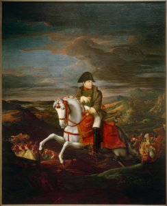 Retrato ecuestre del emperador Napoleón I de Ferdinand Olivier