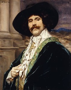Un caballero de Luis XVIII de Ferdinand Roybet