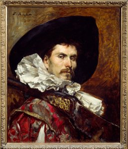 Un arcabucero en el siglo XVII de Ferdinand Roybet