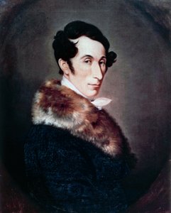 Retrato del compositor, director de orquesta y pianista alemán Carl Maria von Weber (Eutin en Lubeck de Ferdinand Schimon
