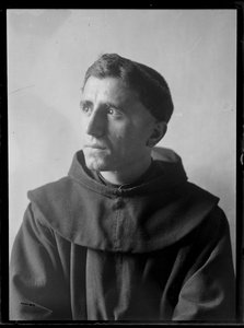 Cuadro de un franciscano en Asís